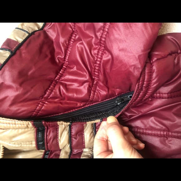 Vintage Puffer Jacket Coat ALPINE SKI vest convertible retro - Picture 7 of 13